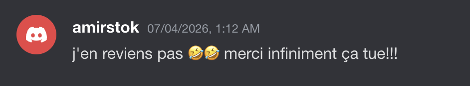 Avis membre